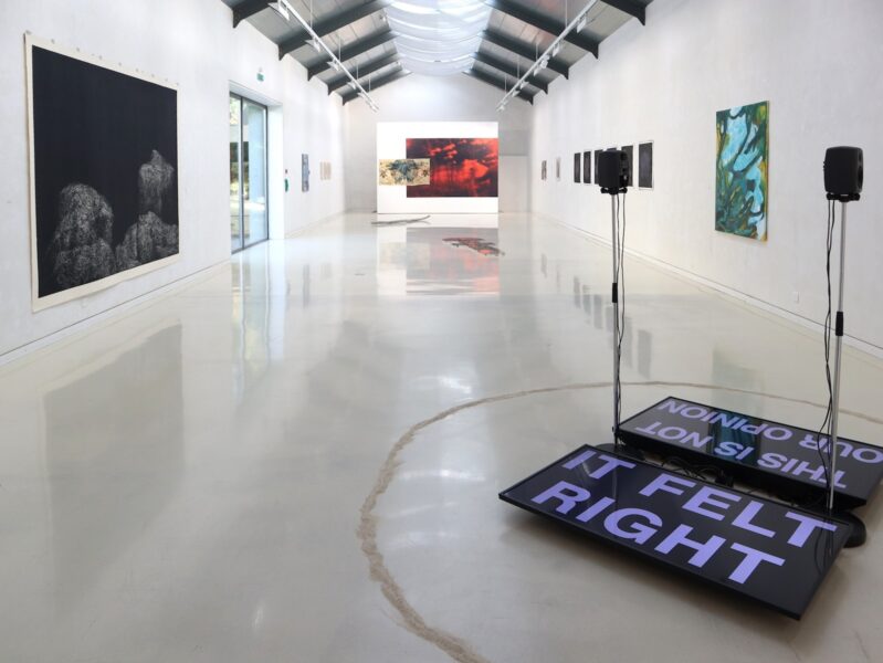 Ausstellungsansicht "Cantonale Berne Jura 25/26", Musée jurassien des Arts, 2025. Foto: Mélanie Devaud